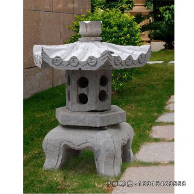 公园石灯景观雕塑