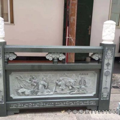 青石栏板建筑雕塑